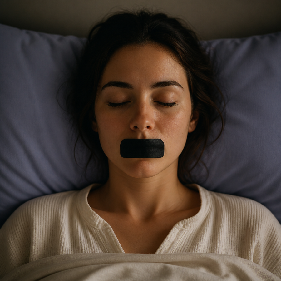 Encourages nasal breathing